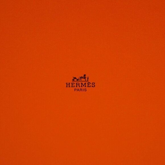 Hermes Paris Empty Authentic Shoe Box Gift Storage Orange 12 x 8 x 4.5 Inch - Picture 3 of 4